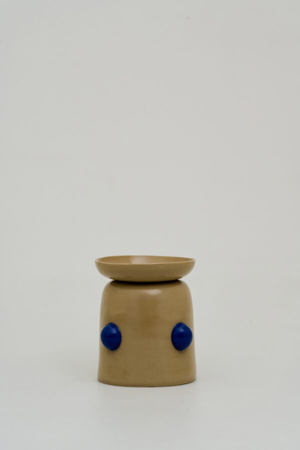 Libra Candle Holder Beige