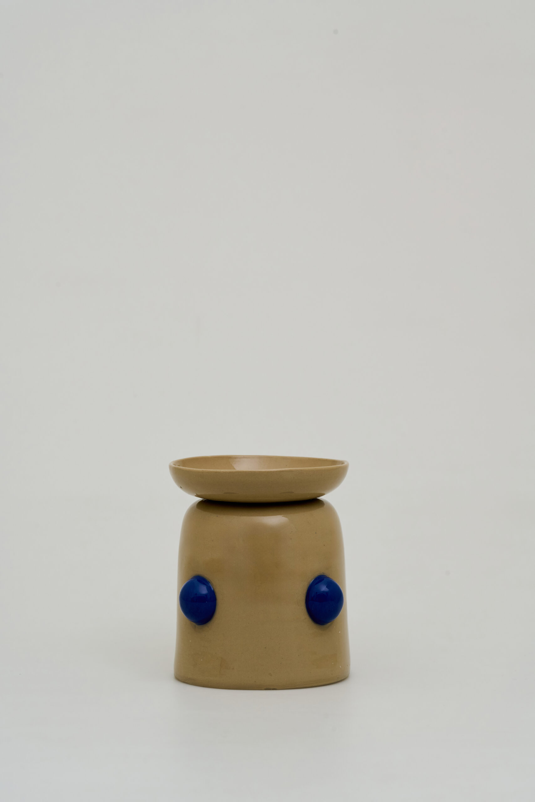 Libra Candle Holder Beige